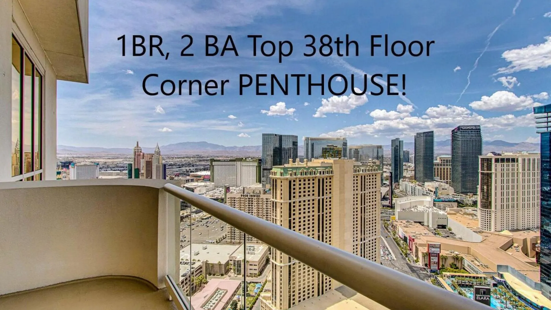 Aparthotel Mgm Signature Top Floor 1 Bedroom 2 Ba Penthouse With Balcony, Strip And Sphere Views Las Vegas