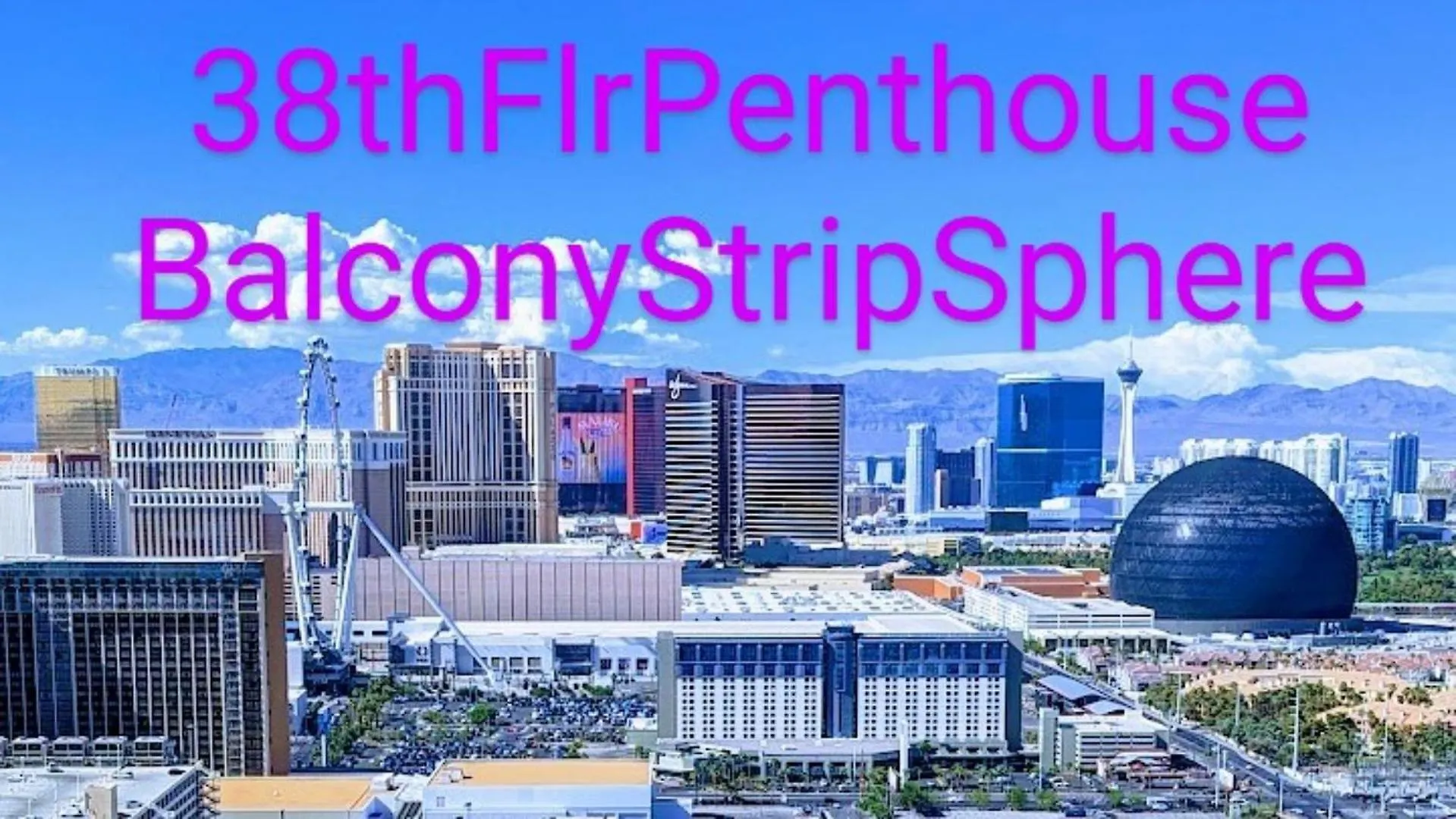 Mgm Signature Top Floor 1 Bedroom 2 Ba Penthouse With Balcony, Strip And Sphere Views Las Vegas